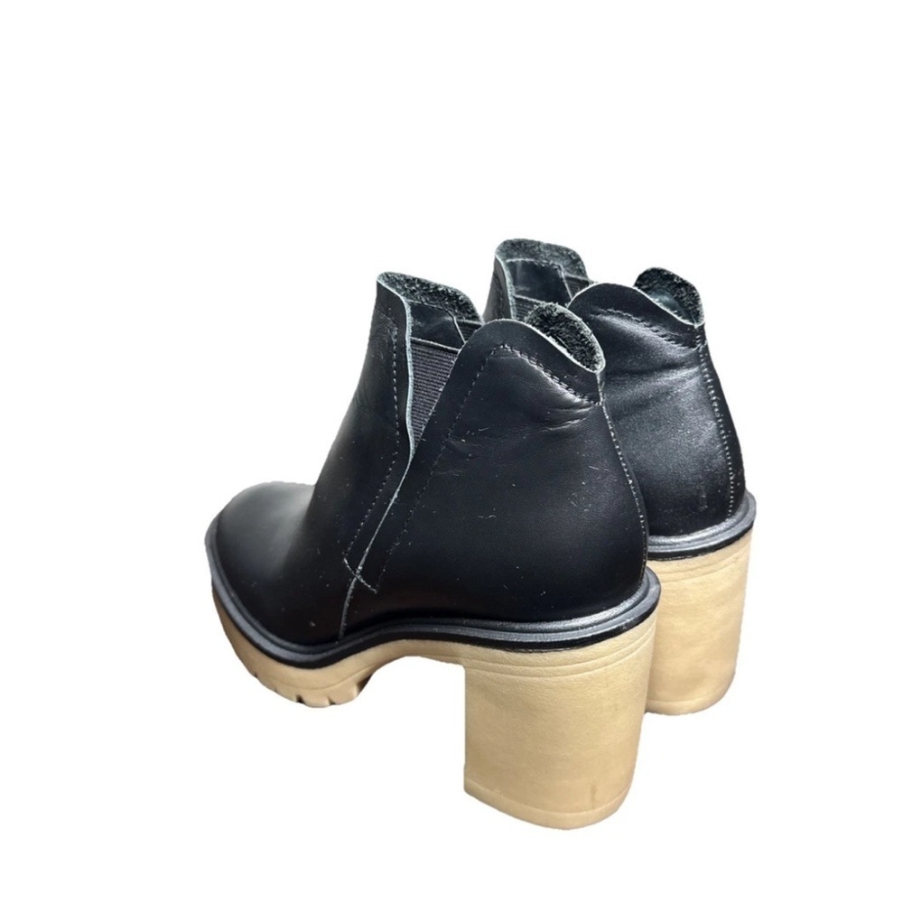 DV Dolce Vita Jerad Boots Lug Sole Faux Leather Booties Women's Size 7.5 Black - Picture 6 of 10